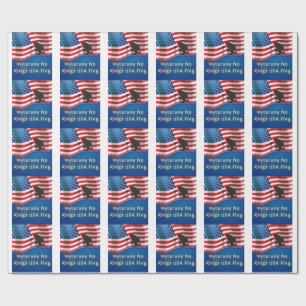 Papier Cadeau Drapeau USA des vétérans sans rois