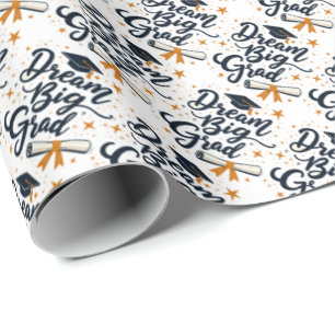 Papier Cadeau Dream Big Grad