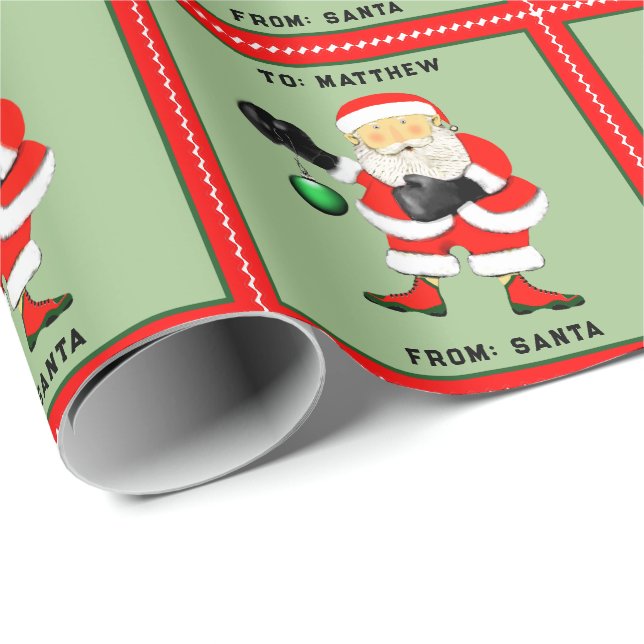 Papier Cadeau Drôle boîte cadeau de Noël (Coin rond)