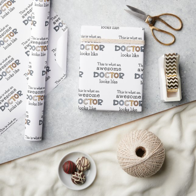 Papier Cadeau Drôle cadeau de docteur | Médecin génial (Artisanat)