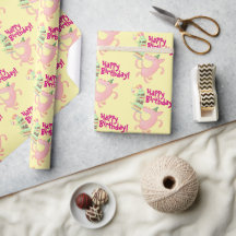 Drôle Cochon Joyeux Anniversaire ! Carton de gâtea