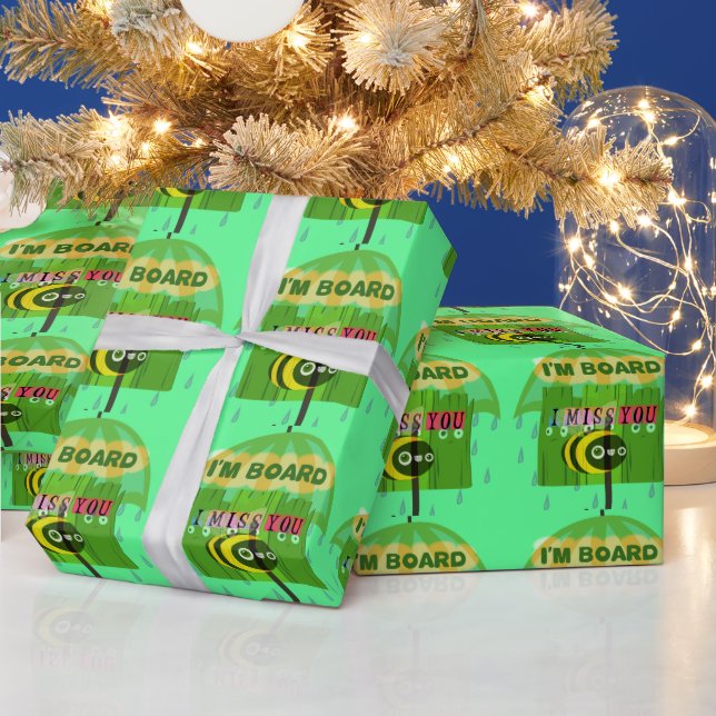 Papier Cadeau Drôle Inspirational Love Wrapper Papier (Vacances)