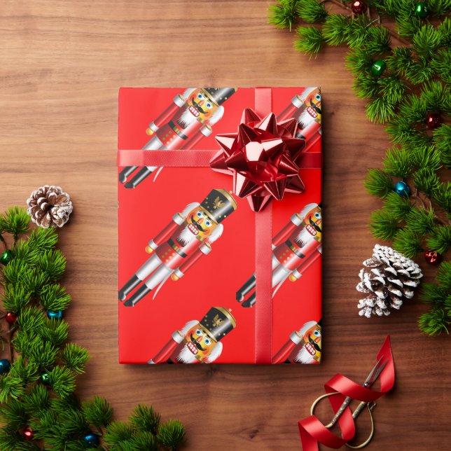 Papier Cadeau Drôle Nutcrackers (Cadeau de vacances)