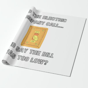 Papier Cadeau Drôle papa dit