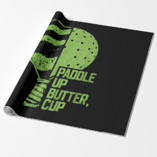 Papier Cadeau Drôle Pickleball Paddle Up Butter Cup