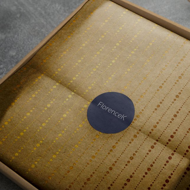 Papier Cadeau Drops Kraft Gold Lignes de rayures naturelles mini (Drops Kraft Gold Natural Stripes Lines Minimal Wrapping Paper)