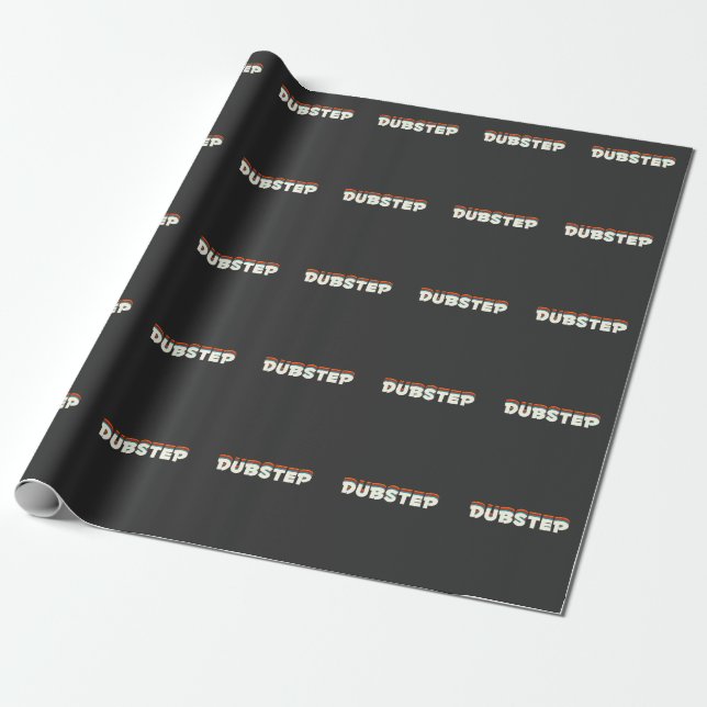 Papier Cadeau Dubstep Bass Electro Dance Music Raver (Déroulé)