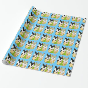 Papier Cadeau D'Uccles Six Hens