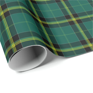 Papier Cadeau Duffy Clan Tartan Irlandais Plaid Motif