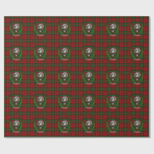 Papier Cadeau Dunbar Scottish Clan Tartan & Crest