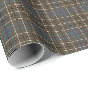 Papier Cadeau Duncan Clan Patiné Tartan