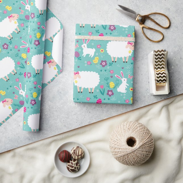 Papier Cadeau Easter Lambs (Artisanat)