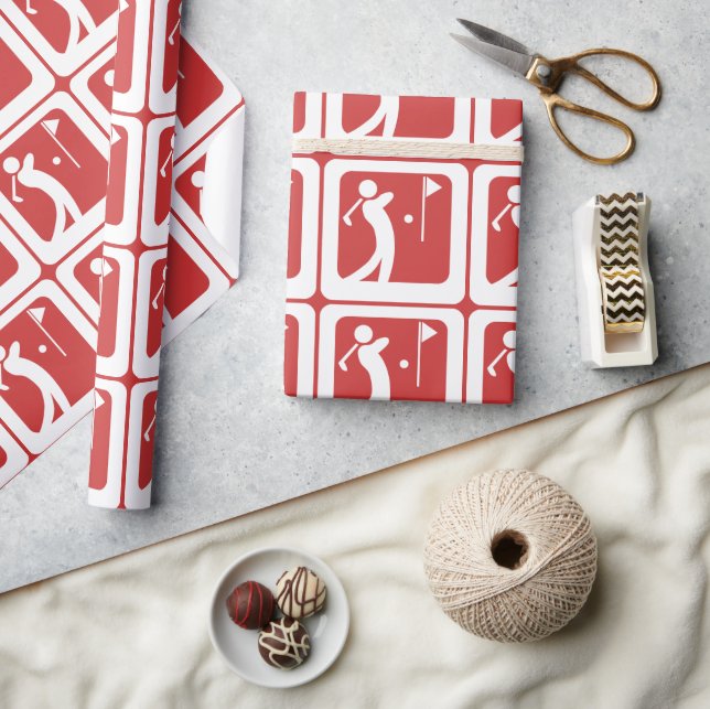 Papier Cadeau Eat Sleep Golf (Artisanat)