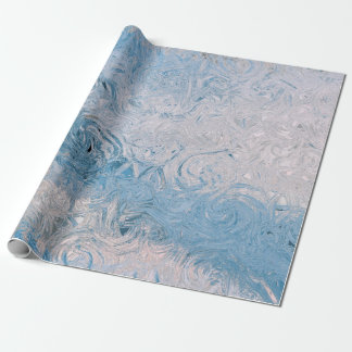 Papier Cadeau Eau bleue