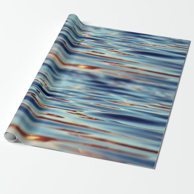 Papier Cadeau eau de mer (Déroulé)