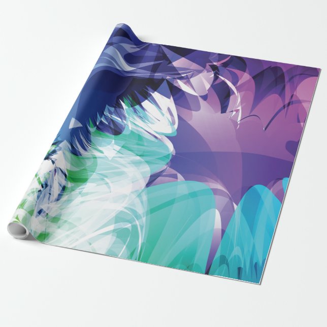 PAPIER CADEAU EAU SPLASH (Déroulé)
