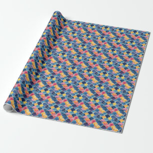 Papier Cadeau Échelles arc-en-ciel aquarelles