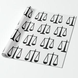 Papier Cadeau Échelles de conception de la justice pour les clas