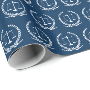 Papier Cadeau Échelles de justice Papier à enveloppement de la