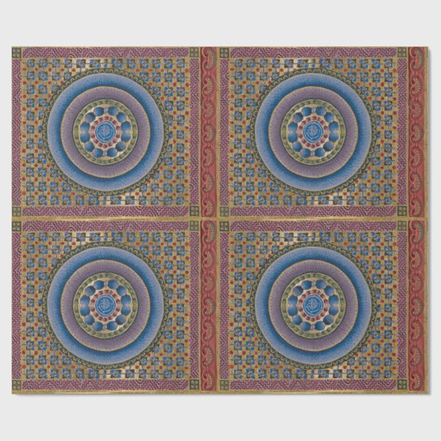 Papier Cadeau Éclairage concentré (Plat)