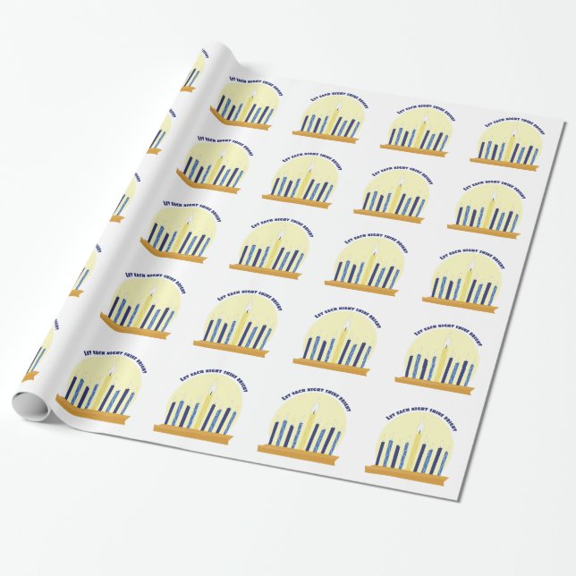 Papier Cadeau Éclat lumineux (Déroulé)