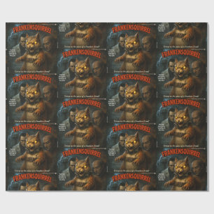 Papier Cadeau Écureuil de Frankenstein