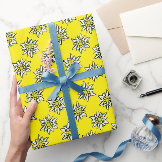 Papier Cadeau Edelweiss pur (Cadeaux)