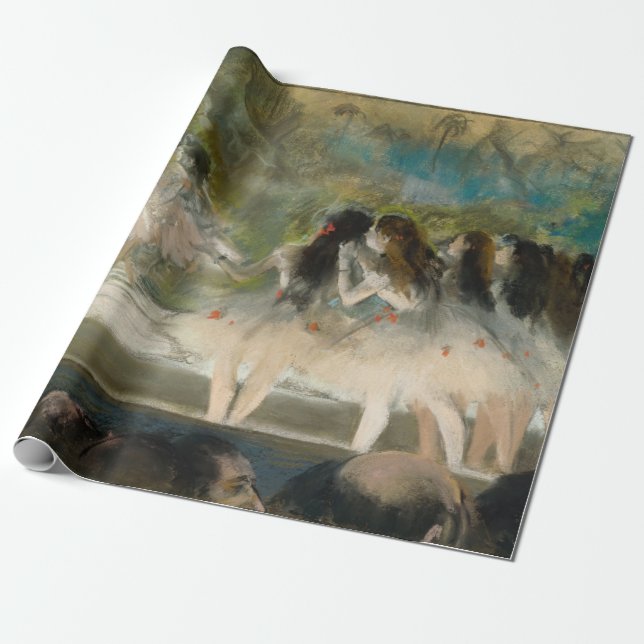 Papier Cadeau Edgar Degas - Ballet à l'Opéra de Paris (Déroulé)
