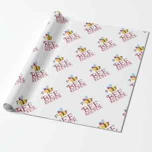 Papier Cadeau Édition de Noël de gardien d'abeille