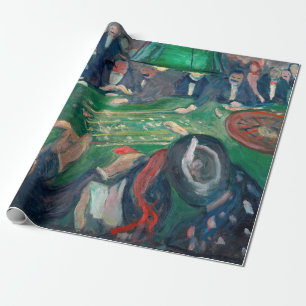 Papier Cadeau Edvard Munch - Table de roulette à Monte Carlo