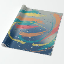 Effet de goutte d'eau vive Papier à brosse