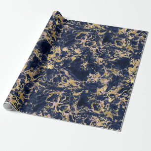 Papier Cadeau Effet de marbre sur le papier à envelopper
