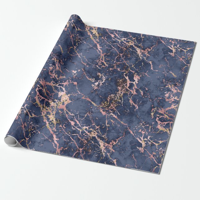 Papier Cadeau Effet décoratif marbre sur  (Déroulé)