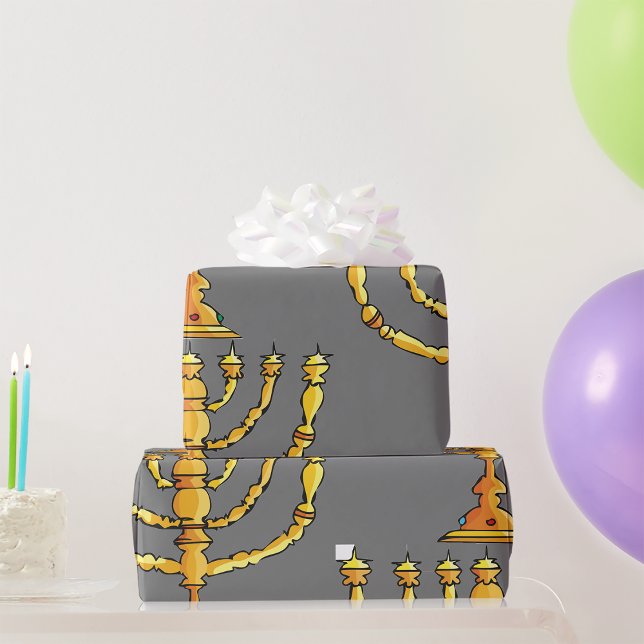 Papier Cadeau Église Menorah (Créateur téléchargé)