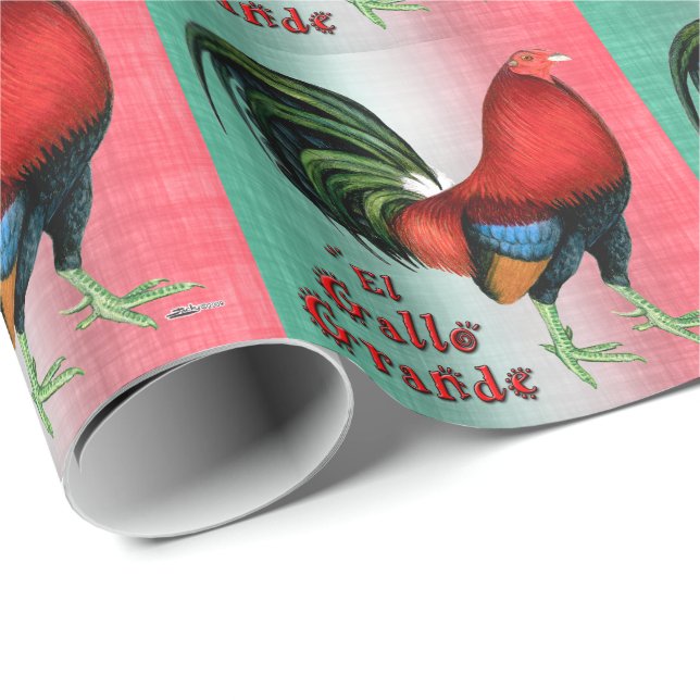 Papier Cadeau El Gallo Grande (Coin rond)