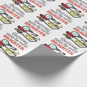 Papier Cadeau Électricien