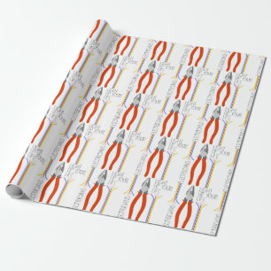 Papier Cadeau Électricien