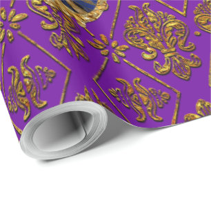 Papier Cadeau Élégant bébé divin (30 pieds)