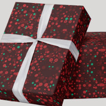 Elégant Cercles de Bourgogne Rouge Noël de Noël de