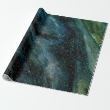 Elégant Cosmos Galaxy Aquarelle Art fin