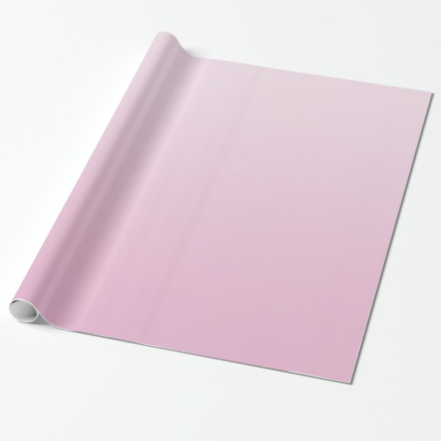 Papier Cadeau Élégant dégradé corail rose (Déroulé)
