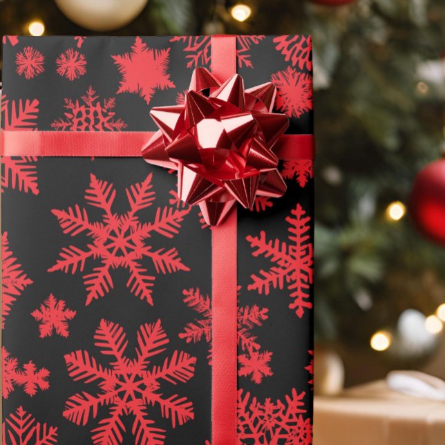 Papier Cadeau Elégant flacon de neige Silhouette Cadeau personna (Créateur téléchargé)