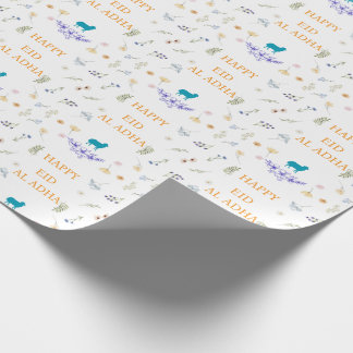 Papier Cadeau Elegant Floral Eid al-Adha 