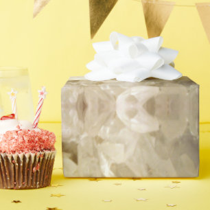 Papier Cadeau Élégant Graphique d'énergie Clair Quartz