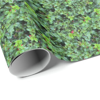 Papier Cadeau Elegant Holly Berry Christmas Gift Supply
