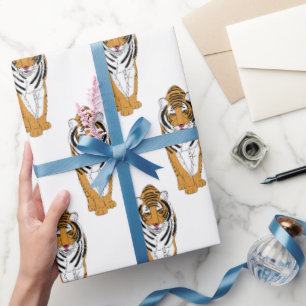 Papier Cadeau élégant le tigre
