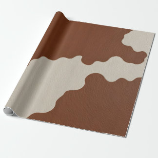 Papier Cadeau Elegant Luxury Faux Cow Leather Popular Collection