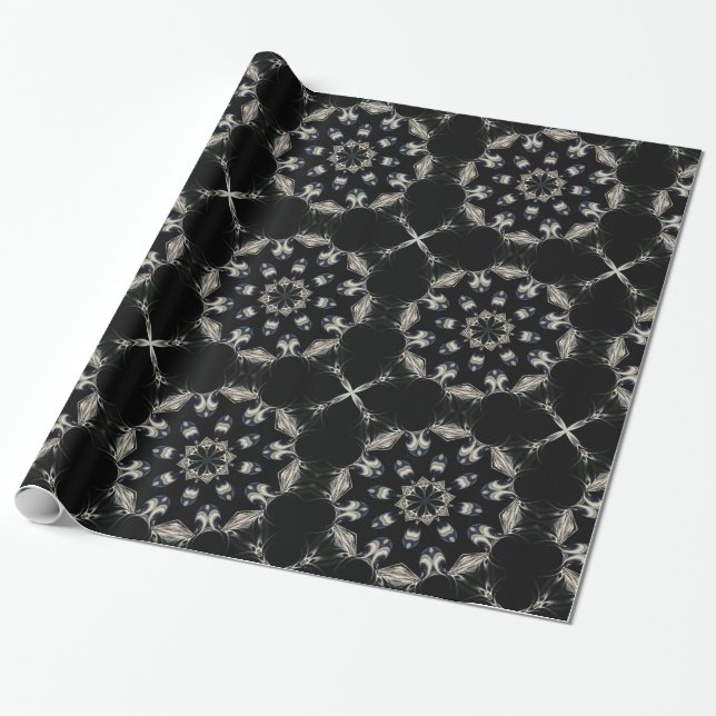 Papier Cadeau Elégant Mandala (Déroulé)