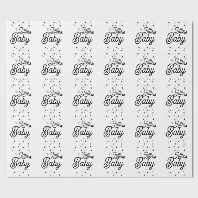 Papier Cadeau Elegant Minimalist Wrapping Paper (Plat)