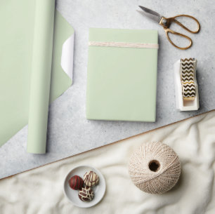 Papier Cadeau Élégant minimaliste vert marin indien uni